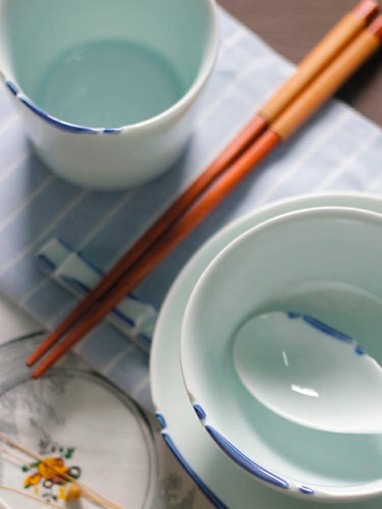 TaoXiChuan jingdezhen creativity has had gloriously enrolled ceramic tableware suit combination of Chinese style household dishes soup cup coffee cup