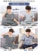 Mùa xuân và mùa thu trẻ em quần cotton ngắn tay mùa hè đàn ông béo cậu bé con trai lớn trong bộ đồ ngủ tracksuit phù hợp với phần mỏng quần áo trẻ em mùa thu đông Phù hợp với trẻ em
