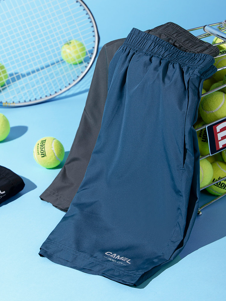 Camel 骆驼 情侣款 冰丝速干短袖短裤运动套装 天猫优惠券折后￥89包邮（￥129-40）男、女多色可选