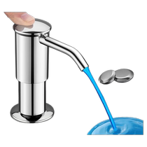 Dishwashing liquid sink press bottle kitchen sink extension tube pump head 304 stainless steel pressure soap liquid artifact