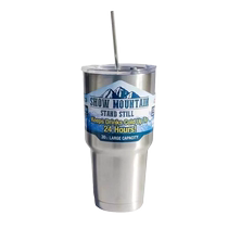 Ice Ba cup large capacity 304 stainless steel thermal insulation cup car straw cup summer water cup coffee cup drinking water