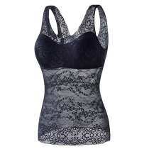 New summer style womens tops comfortable light and breathable lace versatile underwear with breast pads thin body shaping