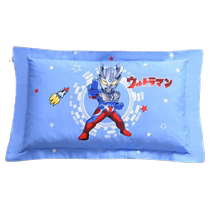 Childrens pillow pure cotton pillowcase with pillow core for kindergarten students 3-5-6-8 summer and winter Ultraman Pikachu