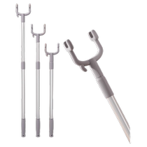 Clothes pole household telescopic clothes drying pole a fork for drying clothes a clothes hanger pole a dormitory clothes fork