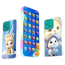 Childrens mobile phone toy baby simulation phone touch screen baby educational early education model chewing music story with sound