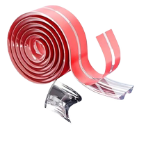 Transparent invisible anti-collision strips for children environmentally friendly non-toxic corner guards edge-wrapped window sills soft-wrapped tables free of stickers