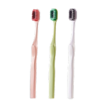Jade Teeth Spring Wide Head Soft Hair toothbrush Adult upscale Home Home Clothing Portfolio Men And Women Special Lovers Fine Hair