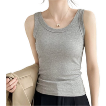 Harness lady vests female inside lap 2023 Spring Summer new hit undershirt woman outside wearing sleeveless 2024 matching