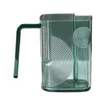 Light luxury mouthwash cup for couples high-end toothbrush cup transparent toothpaste storage box household toothbrush cup toothbrush cup