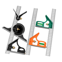 Square ruler woodworking 90-degree measuring triangle high-precision multi-functional combination ruler right-angle horizontal positioning and marking