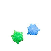 2 large decontamination and anti-tangle laundry balls