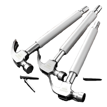 Stainless steel hammer with sleeve installation artifact expansion screw special hammer woodworking horn high carbon steel multi-function