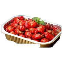 Spicy lobster tail ready-to-eat spicy crayfish spicy seafood late night snack cooked lobster balls canned