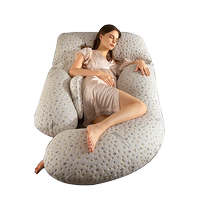 Pregnant womens side sleeping pillow waist protection side sleeping pillow belly support gh-type pregnancy sleeping pillow special artifact to clamp legs and long strips