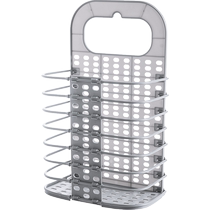 Dirty clothes basket storage basket foldable capacity bathroom wall-mounted dry and wet dual-use dirty clothes basket clothes clean