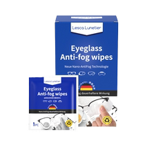 German standard glasses cleaning anti-fog wipes special eye glasses cloth disposable wipe paper does not damage the lens screen