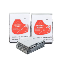 Outdoor emergency blanket thickened survival blanket self-rescue cold-proof outdoor survival thermal blanket emergency blanket equipment insulation