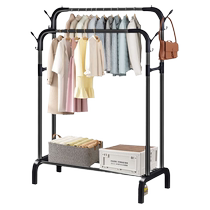 Floor-standing clothes drying rack for home bedroom hanging clothes balcony clothes drying rack folding retractable mobile clothes drying rack
