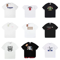Trendy brand Baoli has a variety of fashionable round neck high-quality original printed mens and womens short-sleeved versatile T-shirts for loose couples