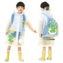 Childrens raincoat for boys and girls whole body thickened waterproof zipper hidden buckle special poncho for kindergarten primary school students to go to school