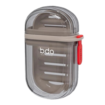Travel portable soap box sealed with lid drain soap box travel small soap box mini storage and carry