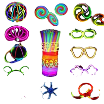 Glow stick childrens luminous bracelet wholesale toys props concert outdoor Douyin parent-child interactive luminous creative