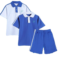 Шэньчжэнь-школьная однородная начальная школа для мужчин и женщин Сухая летняя платье для мужчин и женские короткие рукава футболка шорты шорт-костюм