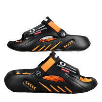 Mens slippers mens summer outer wear anti-slip dual-purpose sandals teenagers beach sandals beach sandals slippers