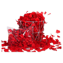 Simulated rose petals wedding confession decoration hand-spreading flowers Valentines Day proposal romantic wedding room decoration supplies