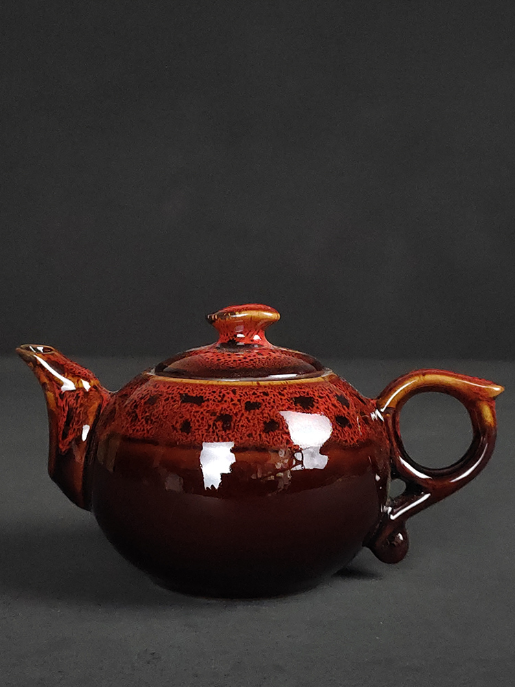 Up with ceramic teapot single pot household of Chinese style restoring ancient ways the jug tea is tea set a single filter crystal teapot