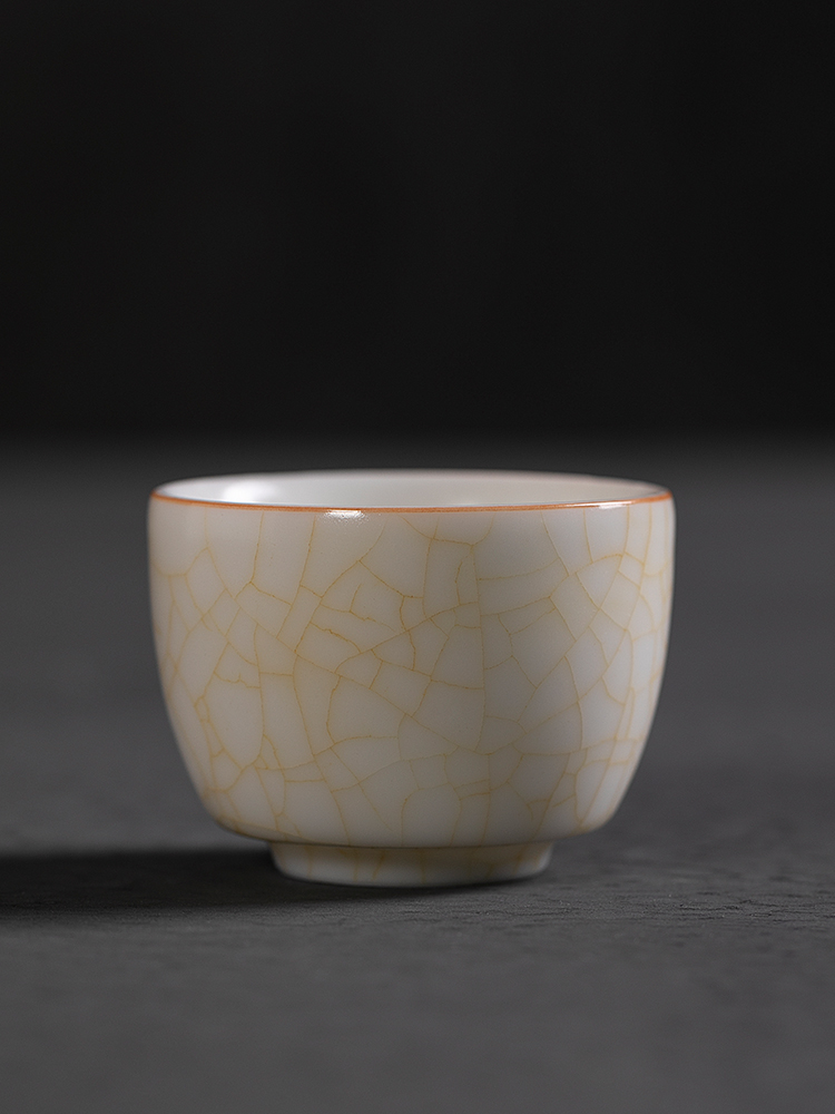 Jiangnan small masters cup white porcelain cups past your up embellish ku cup Chinese kung fu tea tea sample tea cup