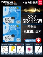 Nút Renata pin SR416SW đồng hồ 337 điện tử cvk câm câm nhỏ 45 tai nghe vô hình AMK số một-một 007 bay Yada vòng đeo tay L501 Armani thạch anh nữ chính - Vòng đeo tay Clasp vòng tay pandora pnj