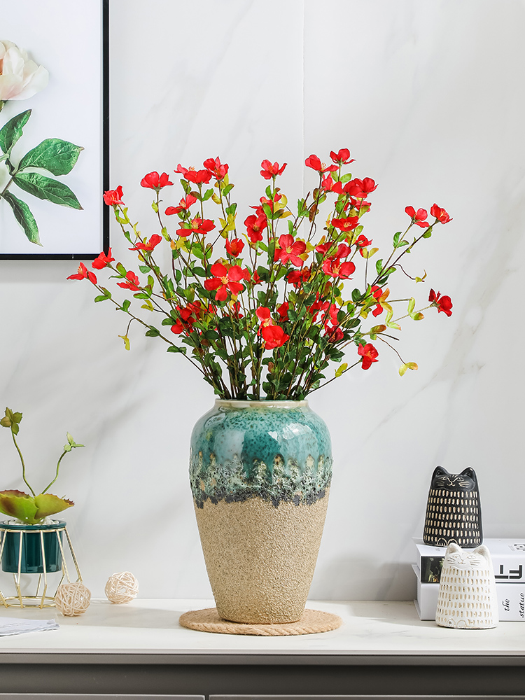 Ceramic vases, table decorations decoration indoor decoration flower arrangement sitting room porch TV ark, European contracted dried flowers
