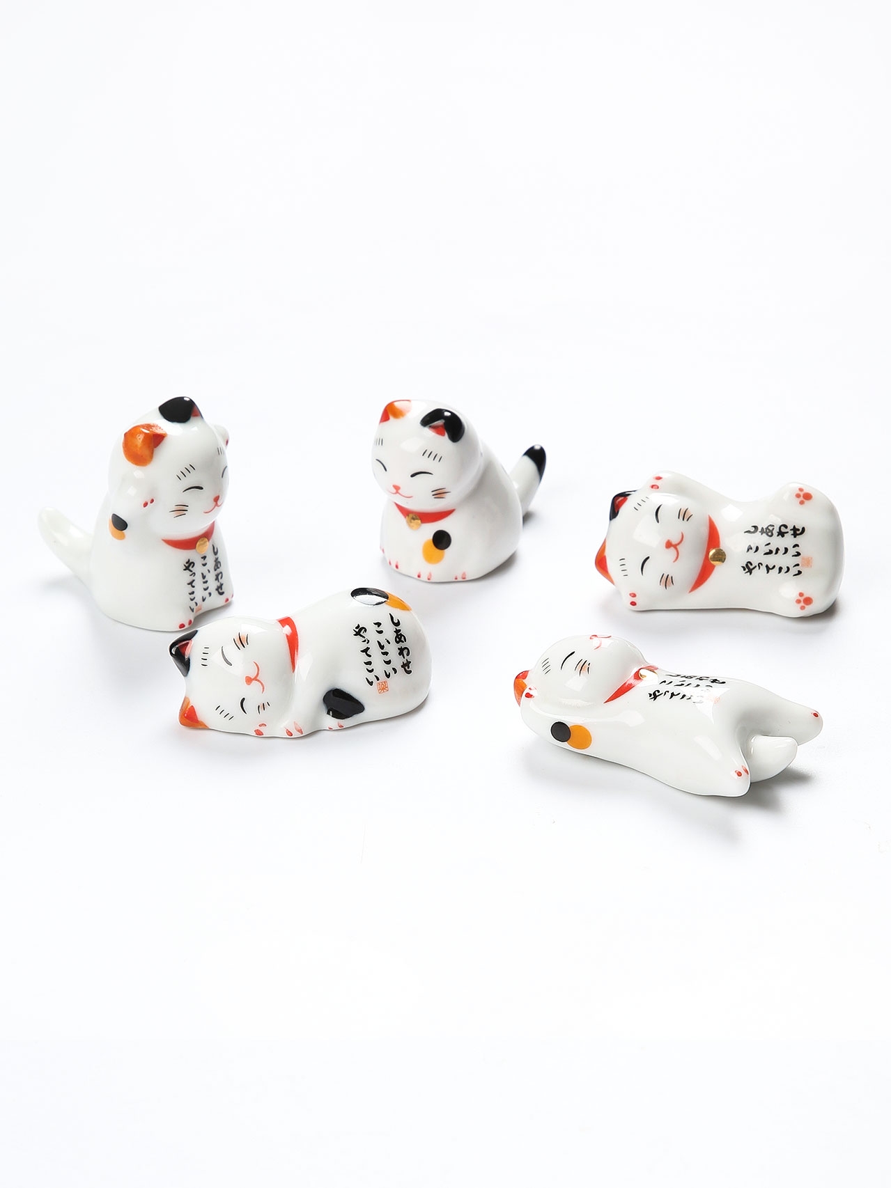 Five lovely ceramic chopsticks aircraft with creative move chopsticks cat put small supporting household of chopsticks chopsticks chopsticks pillow