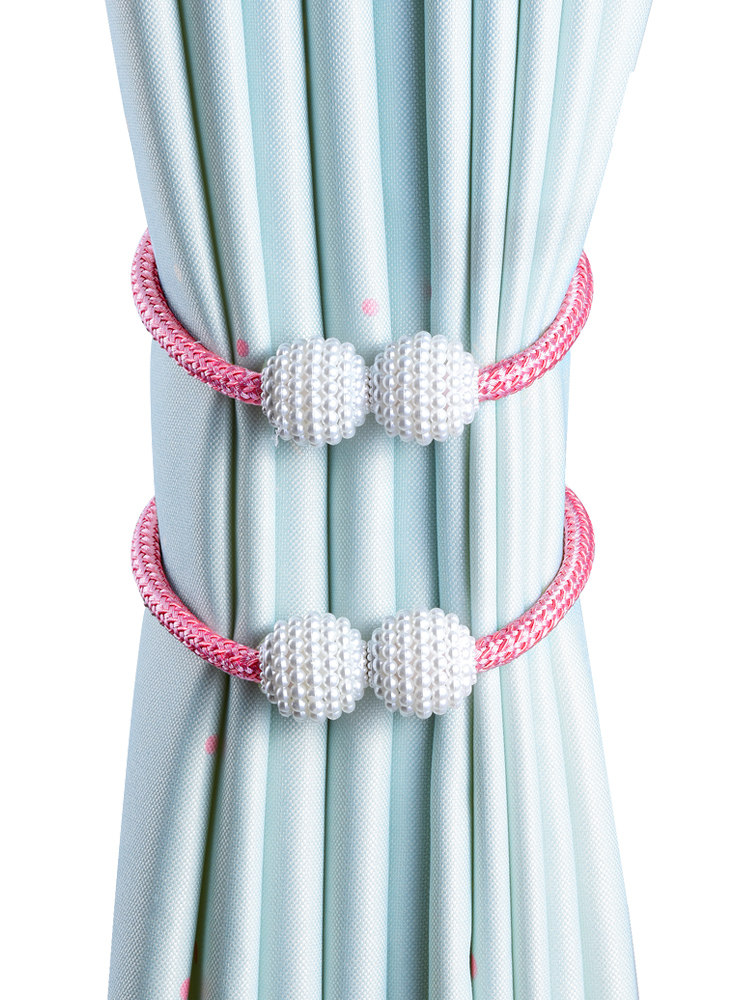 Аксессуары для штор Шторы привязана веревка пару установленный свободный удар магнитом пряжка аксессуары подвесной системой шаровой венец с Джокером на веревке для хранения бытовых