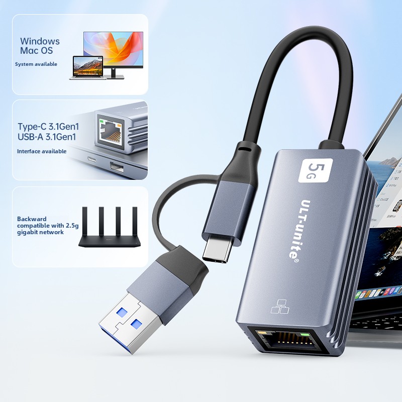 Сетевой адаптер ULT-unite USB/Type-C 2.5 Гбит/с