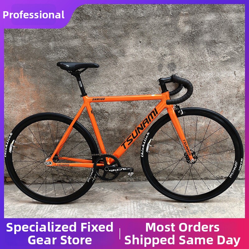 Tsunami snm100: tsunami fixed gear bike, the king of speed, making
