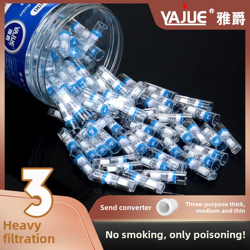 Yajue triple-filter cigarette holder: elevating your smoking experience?  unveiling its unique appeal!