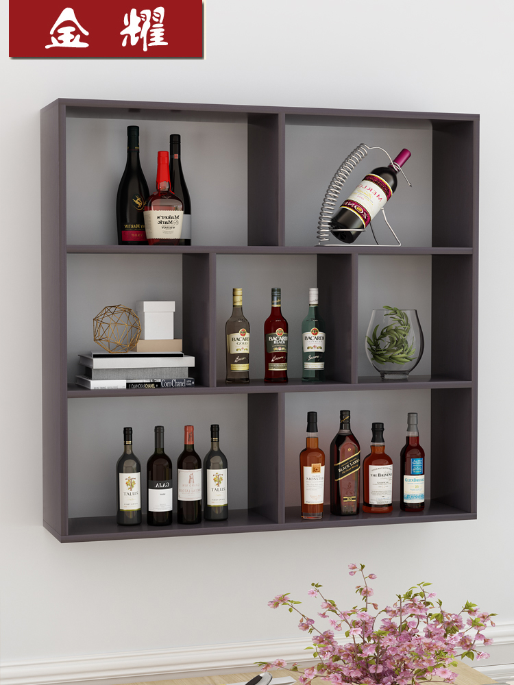 Đơn giản hiện đại treo tường rượu rack rượu mát Restaurant Hotel tường treo rượu giá đỡ kệ sáng tạo