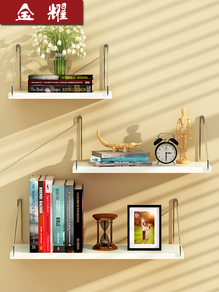 Sống tường phòng kệ Plies vách ngăn giữa tường tường kệ tủ sách tường trang trí phòng ngủ đấm miễn phí