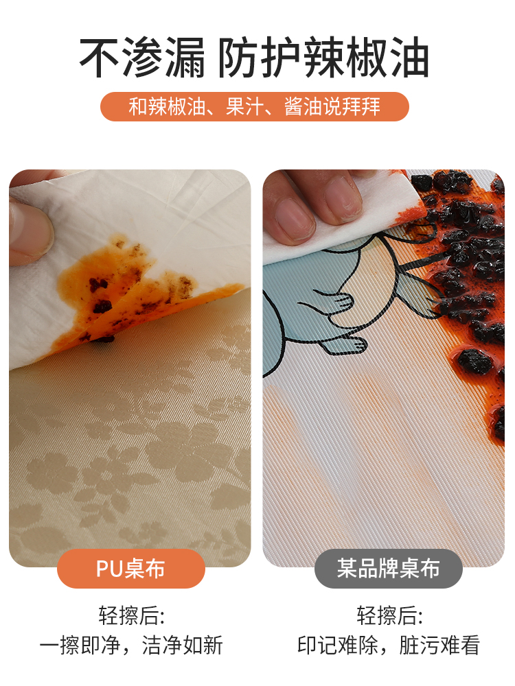 khăn trải bàn tròn châu Âu một lần thảm chống thấm bảng dầu vải khăn trải bàn chống nóng bàn tròn lớn cho khách sạn gia đình