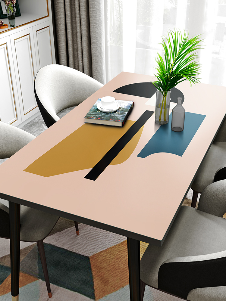 [Q] bom silicone bảng mat bảng vải không thấm nước dùng một lần chống dầu chống bỏng Nordic Light ăn uống nhà sang trọng truyền hình bảng mat