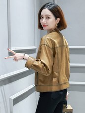 Кожаная куртка 2020 весна новый haining