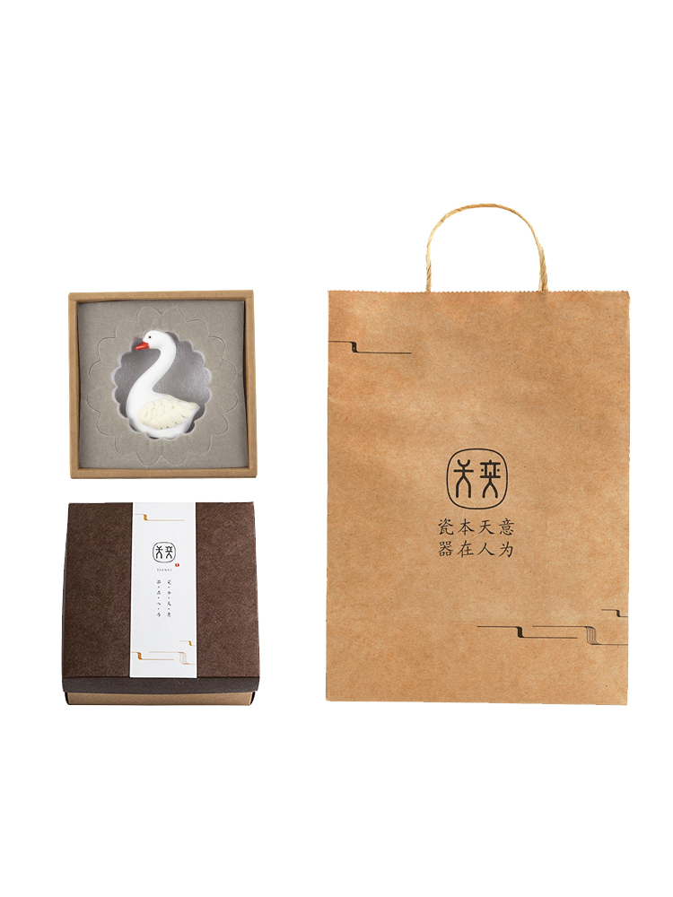 Swan, furnishing articles ceramic decoration new girlfriends girlfriend small ornament send picking wedding gift