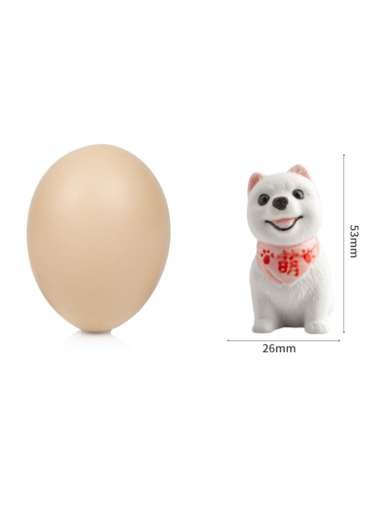 Handsome dog ceramic small place of creative of high - grade adornment express doll, Japanese auto car the car