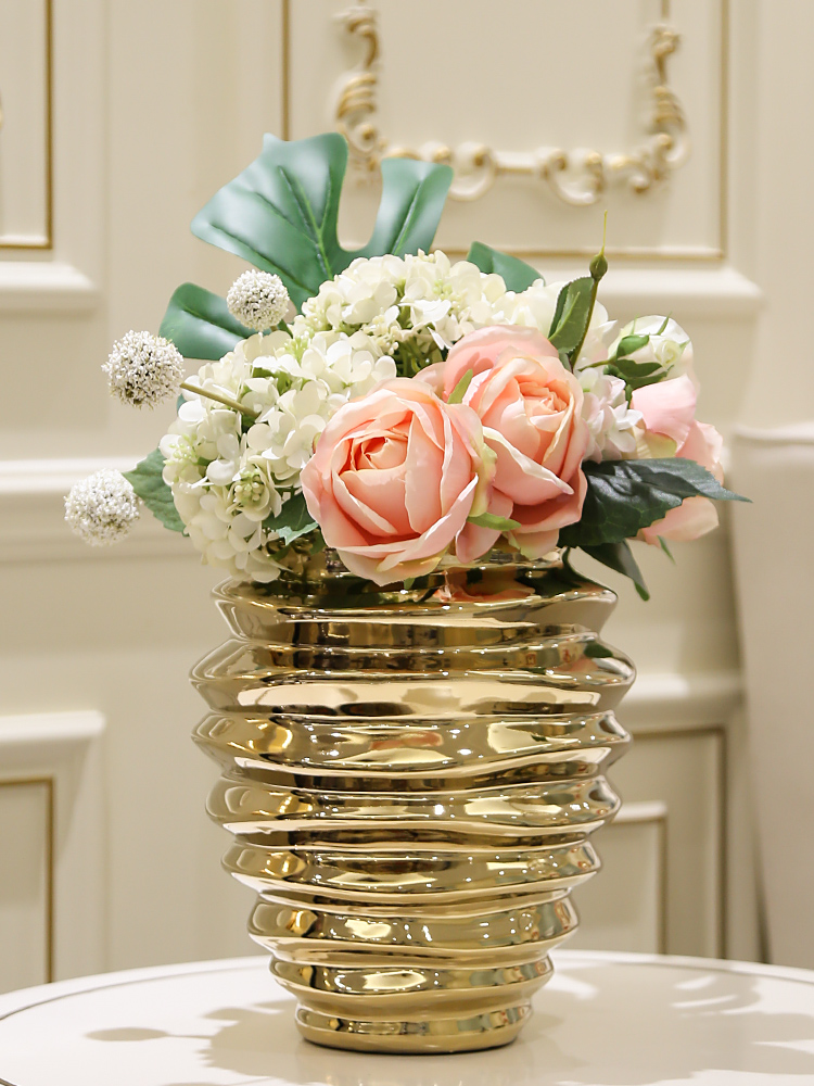 European creative flower arranging ceramic vase mesa contracted light key-2 luxury fashion crafts home decoration decoration is a sitting room