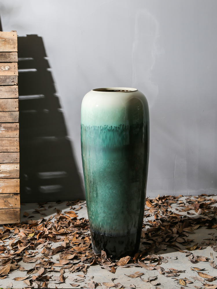 New Chinese style living room of large vases, jingdezhen ceramic flower flower implement example room porch place hotel restaurant