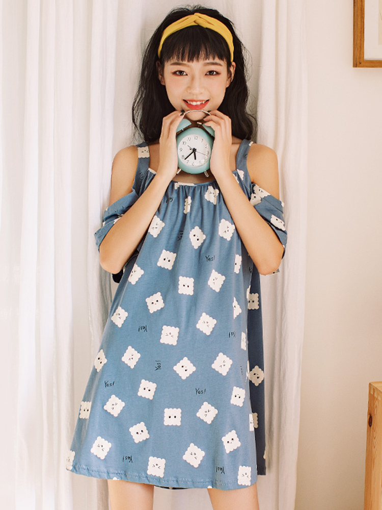 芬腾 纯棉吊带睡裙 天猫优惠券折后¥69包邮(¥99-30)155~170码可选 芬腾 纯棉吊带睡裙 天猫优惠券折后¥69包邮(¥99-30)155~170码可选