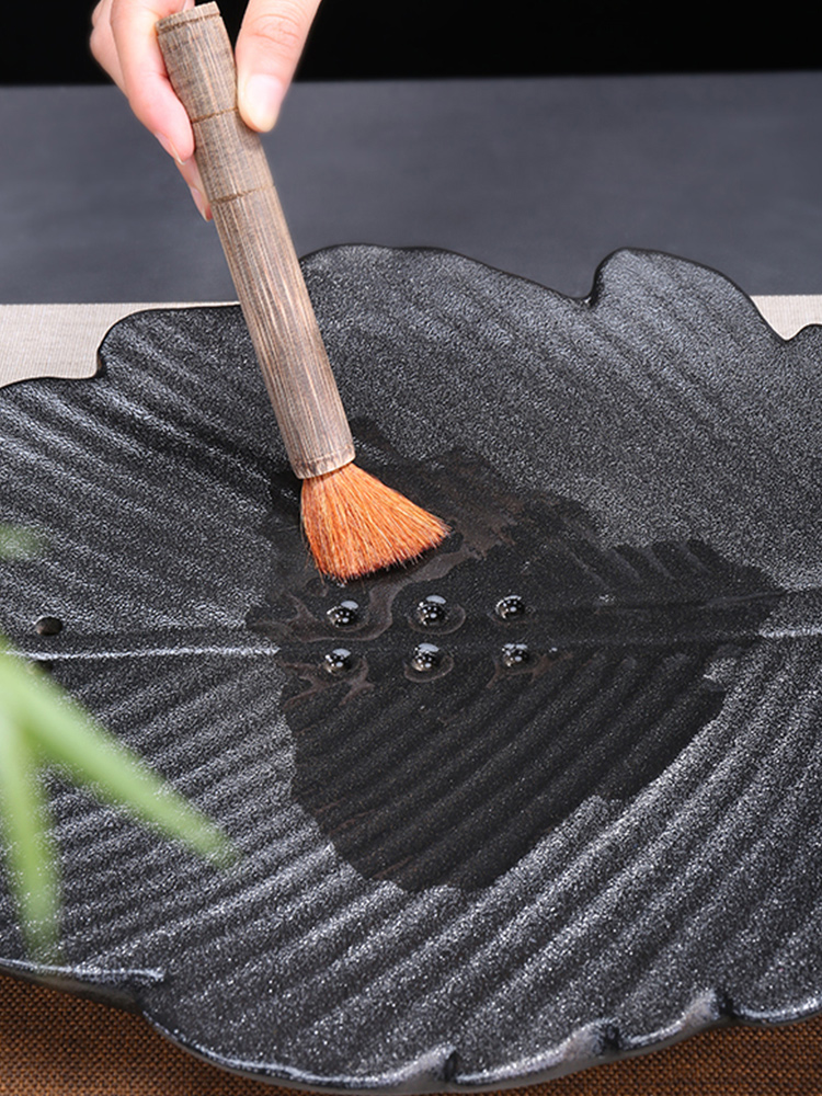 Dry tea tray was home small tea table is contracted creative Japanese kung fu tea tray ceramic water tea sea