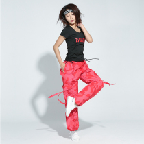 Luyvan Aerobics Short Sleeve Set New Large Size Loose Square Dance Clothing Quick Dry Fitness Jumping Dance Clothing